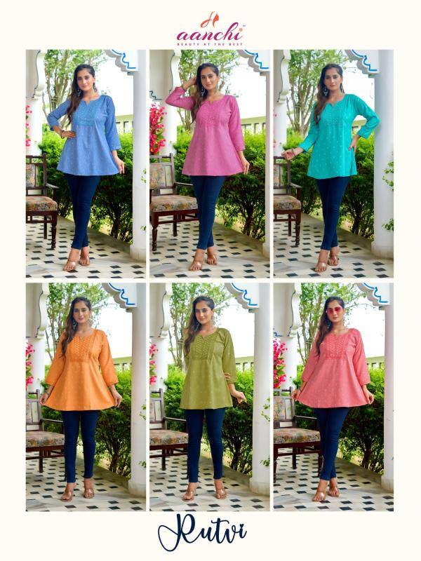 Aanchi rutvi Surat Kurtis Manufacturer