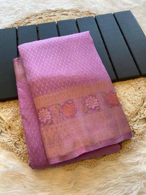 Pure soft khadi crepe silk Bhavnagar saree manufacturer