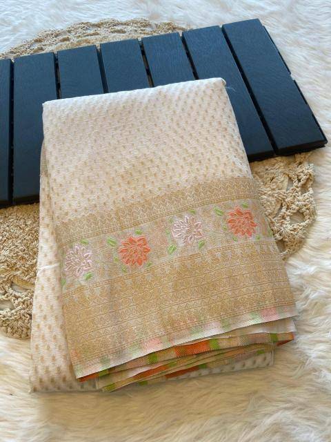 Pure soft khadi crepe silk Bhavnagar saree manufacturer