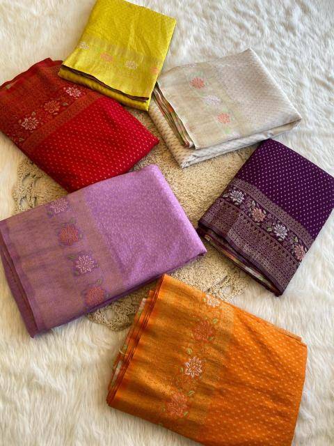 Pure soft khadi crepe silk Bhavnagar saree manufacturer