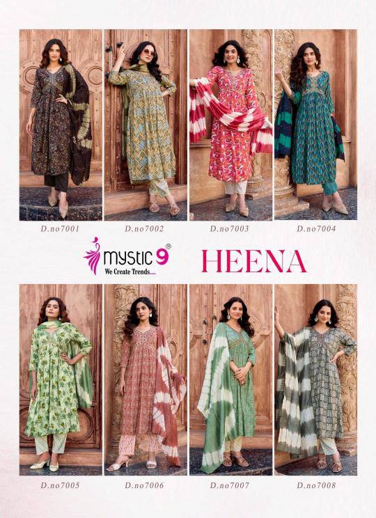 Mystic9 heena vol 7 Kurti suppliers in Gandhinagar