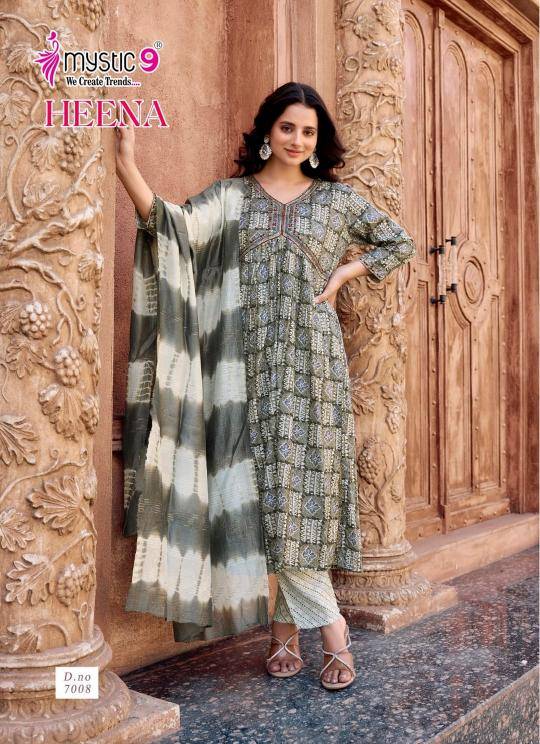 Mystic9 heena vol 7 Kurti suppliers in Gandhinagar