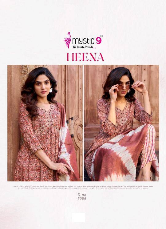 Mystic9 heena vol 7 Kurti suppliers in Gandhinagar
