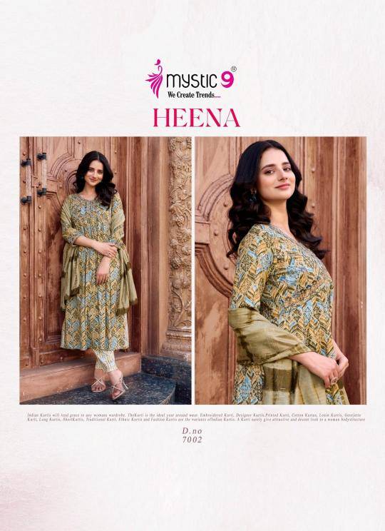 Mystic9 heena vol 7 Kurti suppliers in Gandhinagar