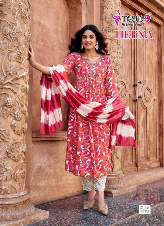 Mystic9 heena vol 7 Kurti suppliers in Gandhinagar