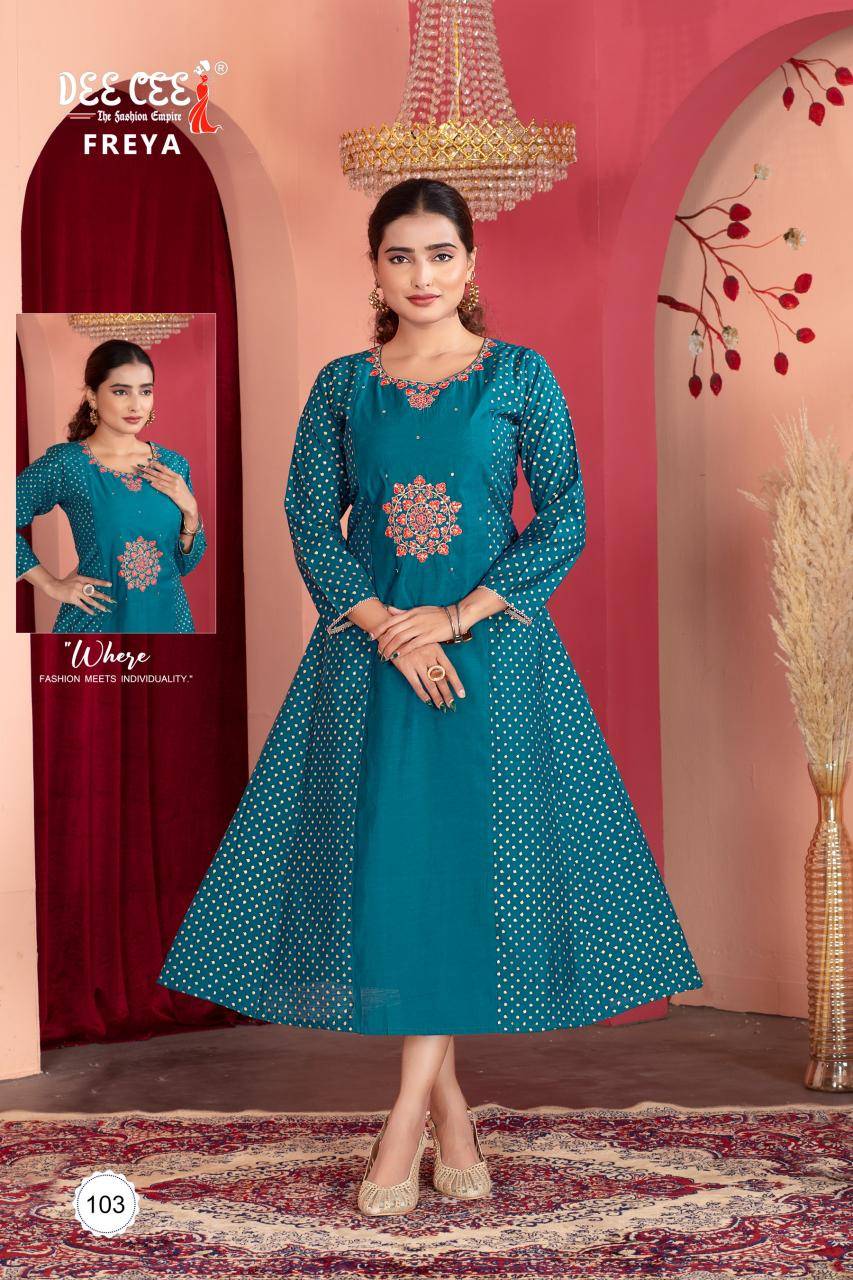 Deecee freya Online kurti wholesaler in Gandhinagar