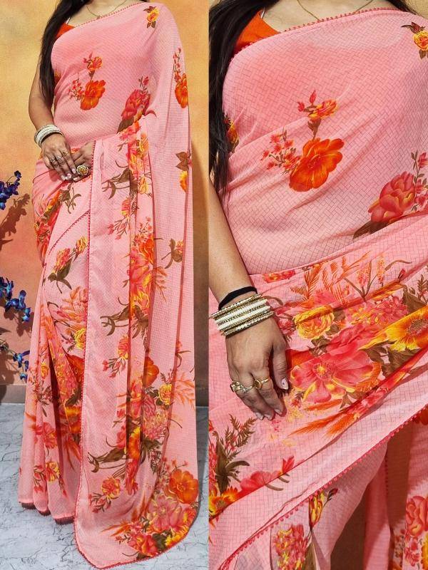 GC ready to wear georgette Saree suppliers in Bhavnagar