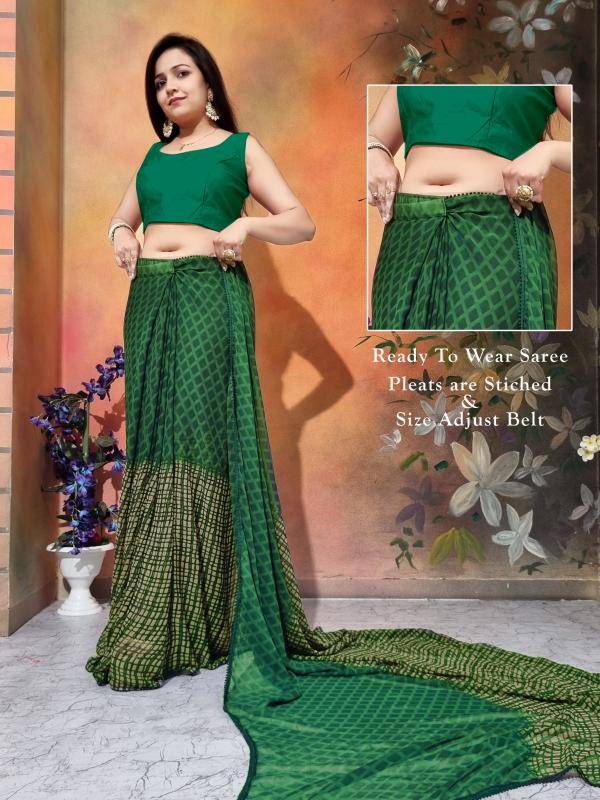 GC ready to wear georgette Saree suppliers in Bhavnagar