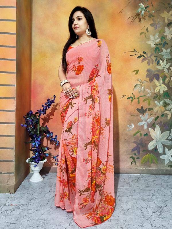 GC ready to wear georgette Saree suppliers in Bhavnagar