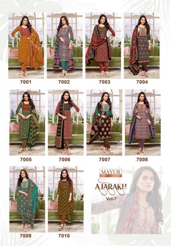 Mayur ajarakh vol-7 Ladies kurti manufacturer