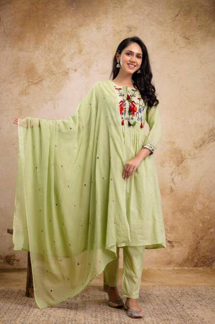 New mulmul cotton embroidered Kurti dealers in Hyderabad