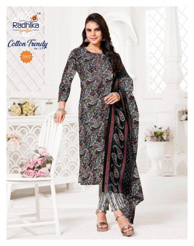 Radhika lifestyle cotton trendy vol 2 Kurti factory in Mumbai