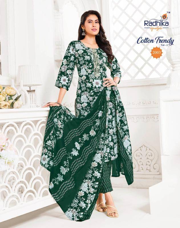 Radhika lifestyle cotton trendy vol 2 Kurti factory in Mumbai