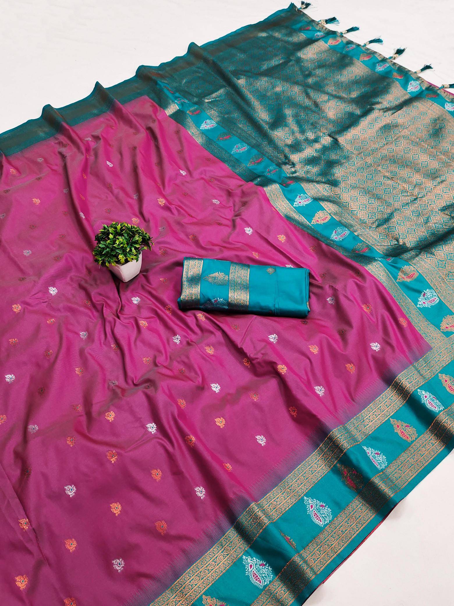 Soft silk with zari weaving Saree suppliers in Hyderabad