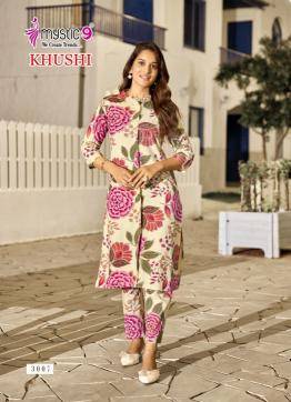 Mystic9 khushi vol 3 Ladies Kurti Wholesalers in vadodra
