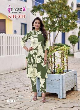 Mystic9 khushi vol 3 Ladies Kurti Wholesalers in vadodra