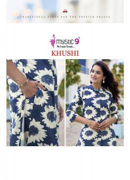 Mystic9 khushi vol 3 Ladies Kurti Wholesalers in vadodra