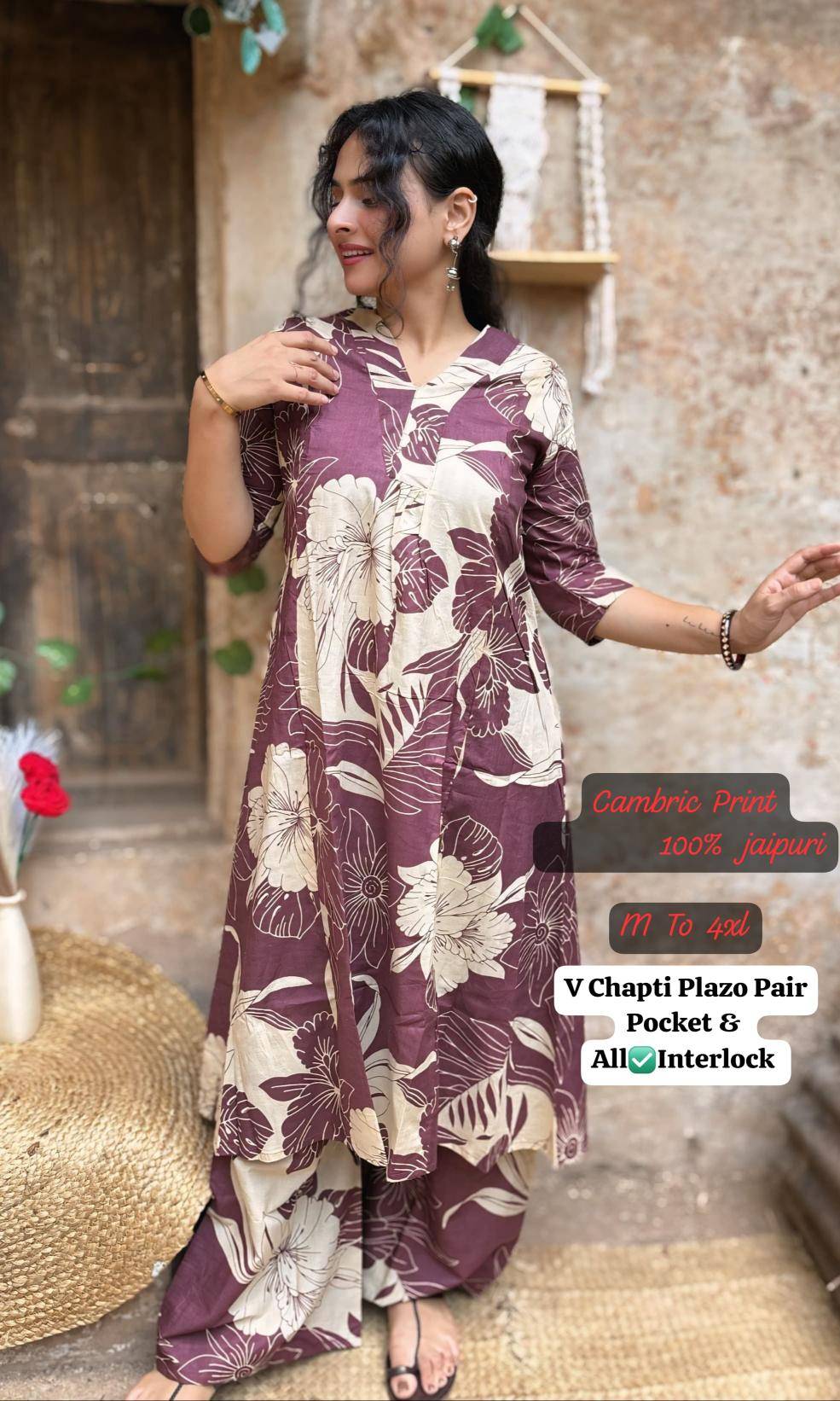 Jaipuri cotton coord set Wholesale Kurtis for Resale in vadodra
