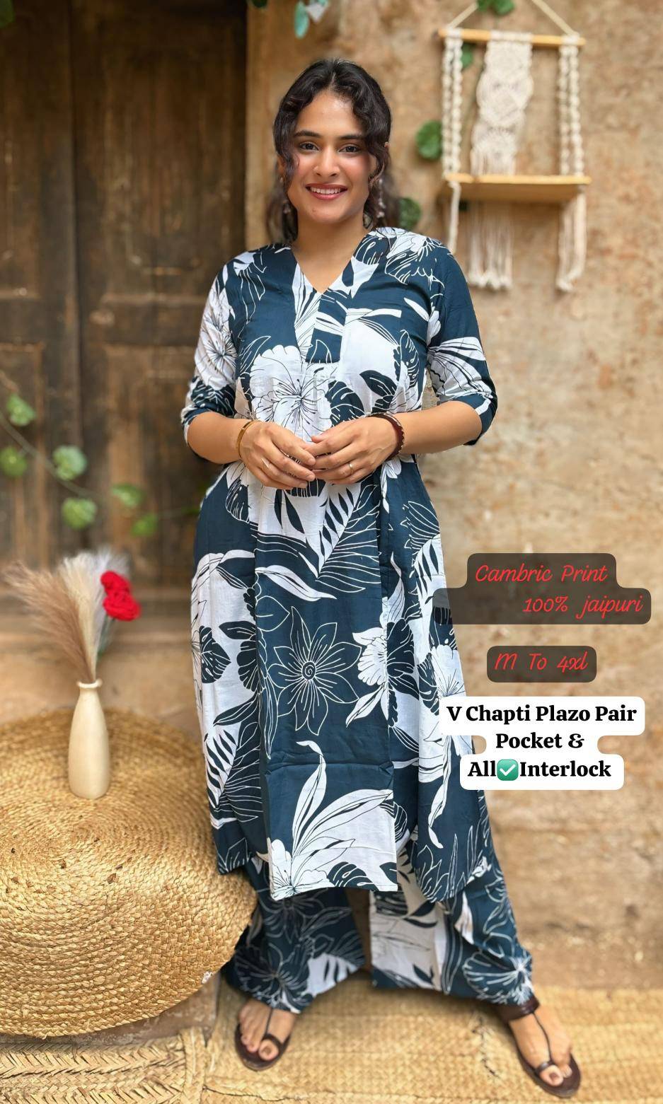 Jaipuri cotton coord set Wholesale Kurtis for Resale in vadodra