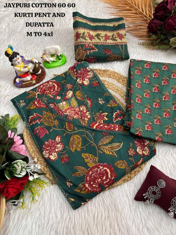 K.k boutique jaipuri Cotton Fancy Kurti Suppliers in vadodra