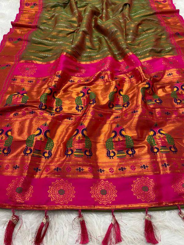 Anokhi paithani soft silk zari Wholesale saree dealers