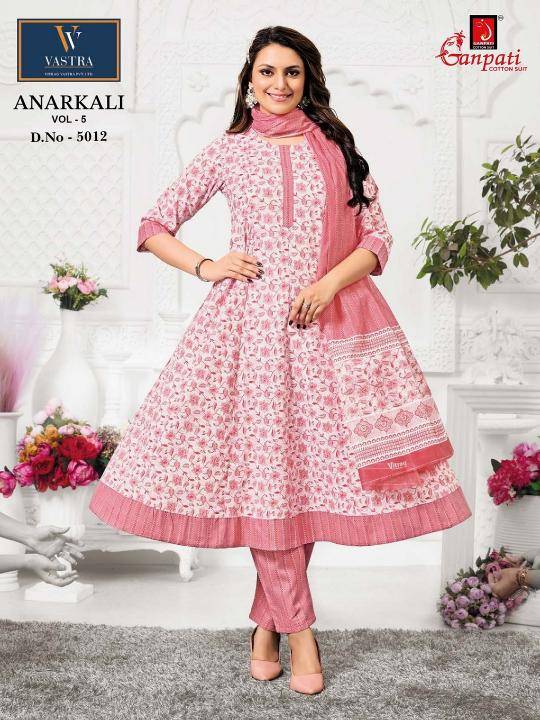 Ganpati anarkali vol-5 Kurti manufacturers in Gujarat