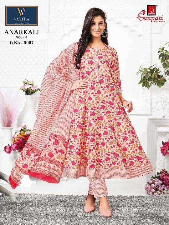 Ganpati anarkali vol-5 Kurti manufacturers in Gujarat