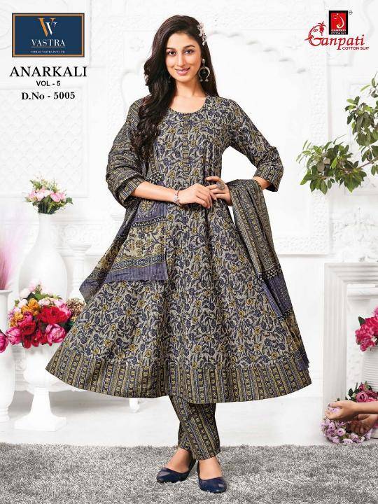 Ganpati anarkali vol-5 Kurti manufacturers in Gujarat