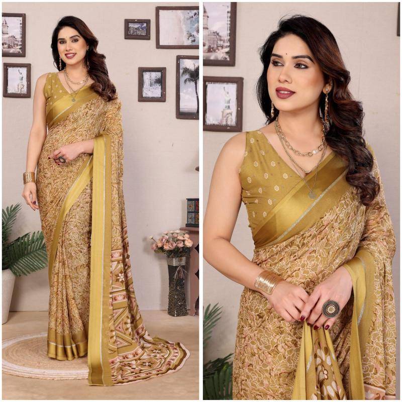 GC bright georgette Saree manufacturers in Jaipur