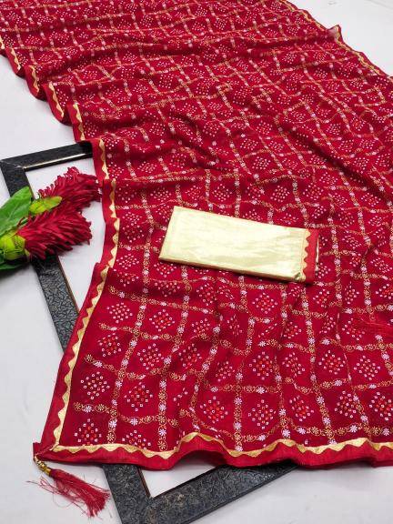 GC soft georgette with foil work Saree distributors in Delhi