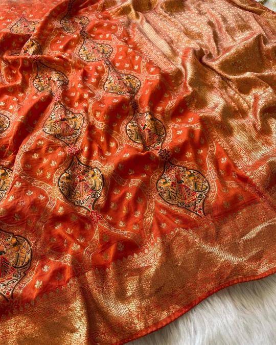 Pure soft banarasi matka silk Kolkata saree market