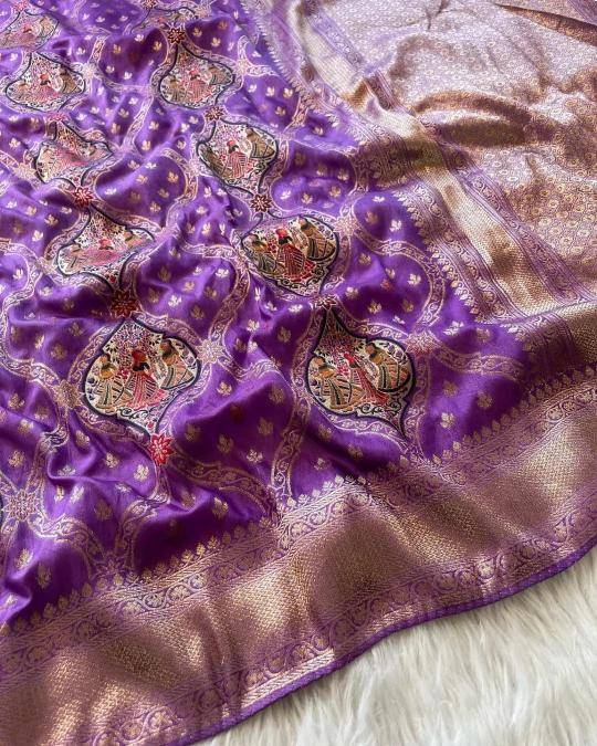 Pure soft banarasi matka silk Kolkata saree market