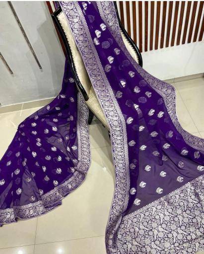 Pure crepe georgette silk Kolkata saree wholesale market price