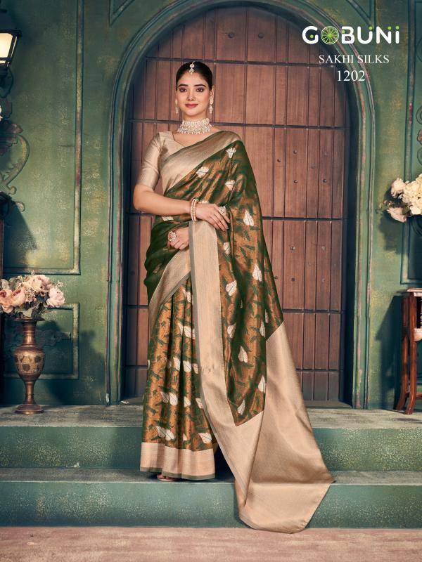 Gobuni sakhi Surat silk sarees wholesale