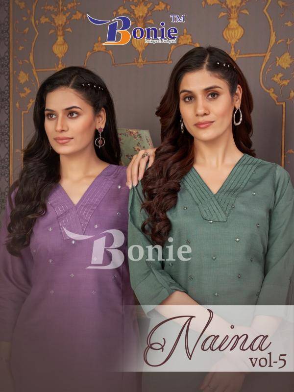 Bonie naina vol 5 Kurti distributors in Chennai