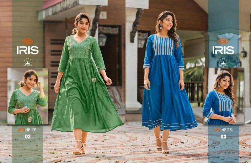 100miles iris Kurti fabric wholesalers in Chennai