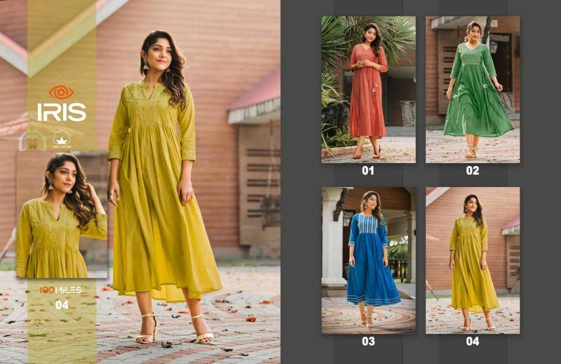 100miles iris Kurti fabric wholesalers in Chennai