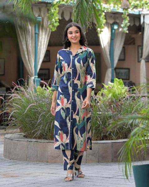 New cotton coord set Wholesale Kurtis in Surat