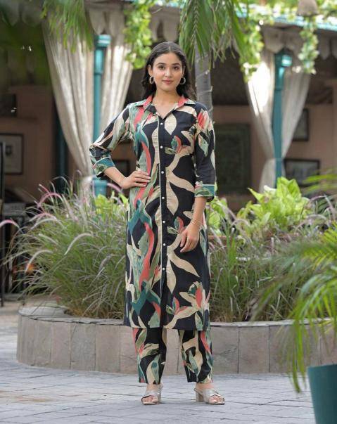 New cotton coord set Wholesale Kurtis in Surat