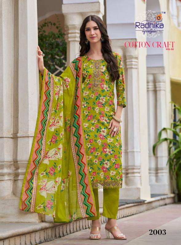 Radhika lifestyle cotton craft vol 2 Best Kurti Manufacturers in Surat