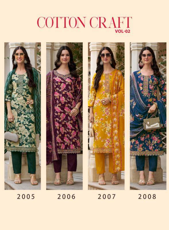 Radhika lifestyle cotton craft vol 2 Best Kurti Manufacturers in Surat