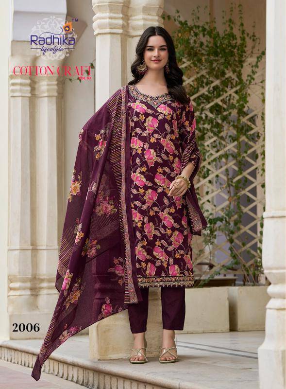 Radhika lifestyle cotton craft vol 2 Best Kurti Manufacturers in Surat