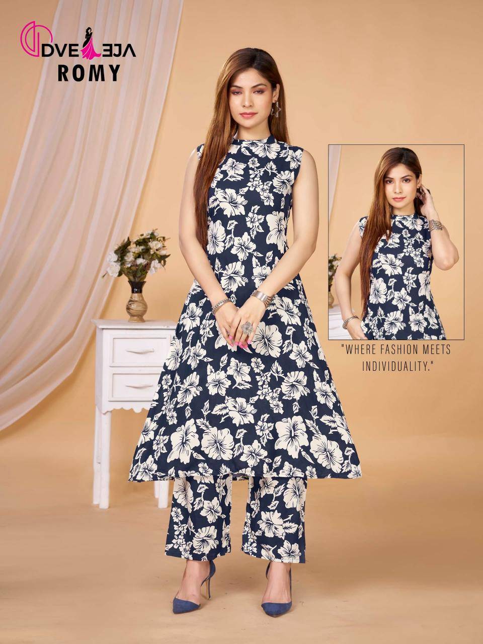 Dveeja fashion romi Surat Kurti Exporters