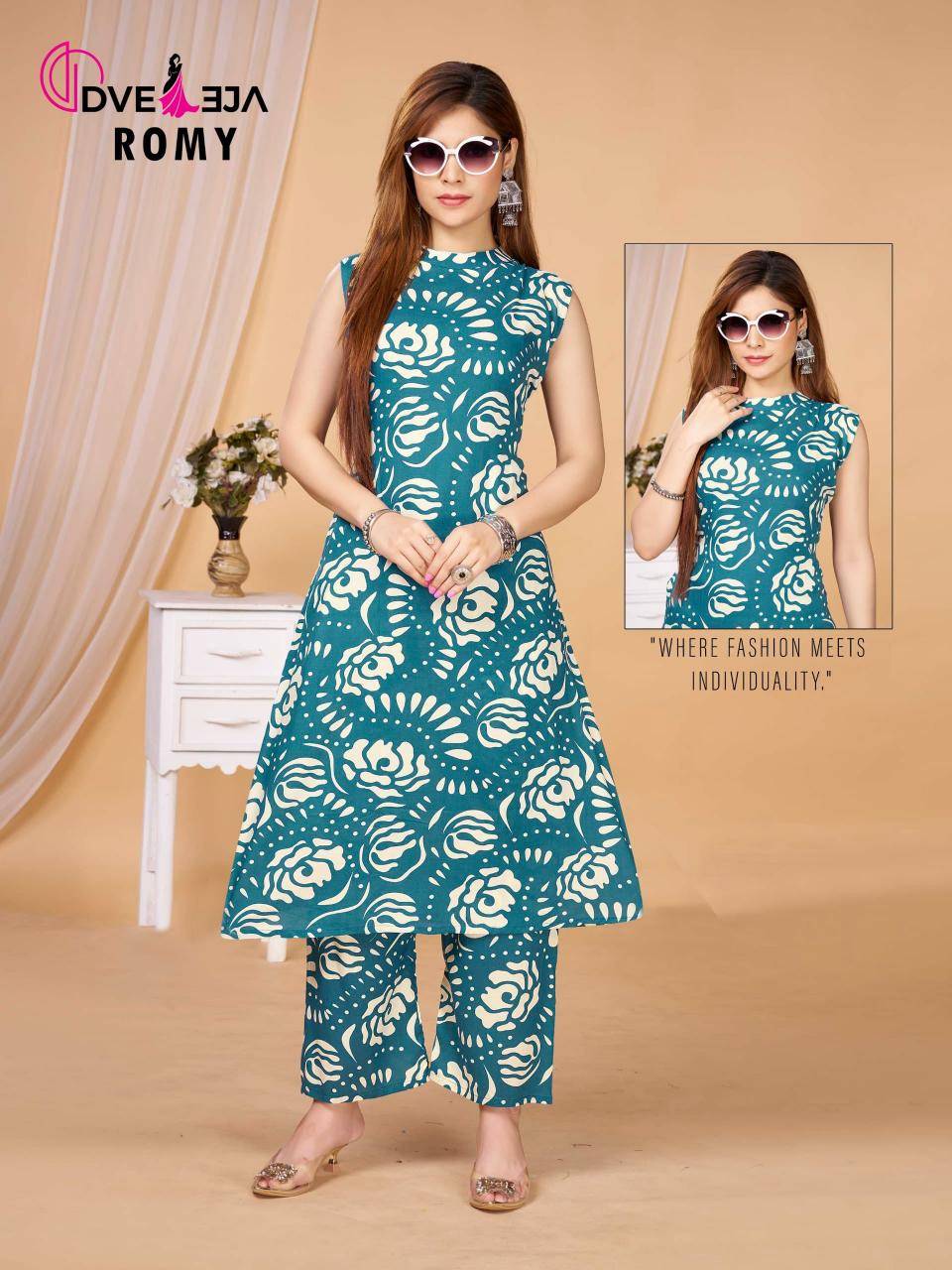 Dveeja fashion romi Surat Kurti Exporters