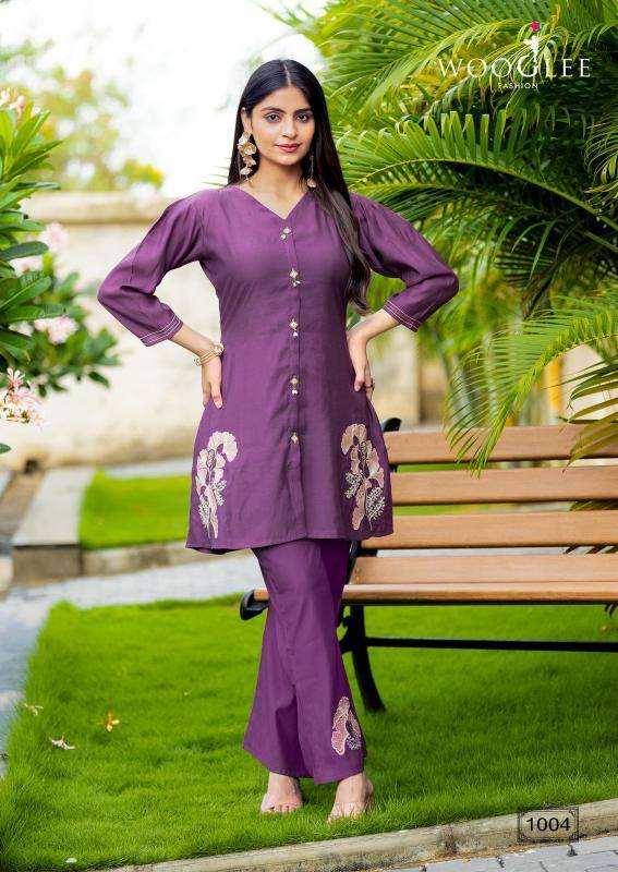 WOOGLEE Asthetica Co ord set Ladies kurti wholesaler in Hyderabad