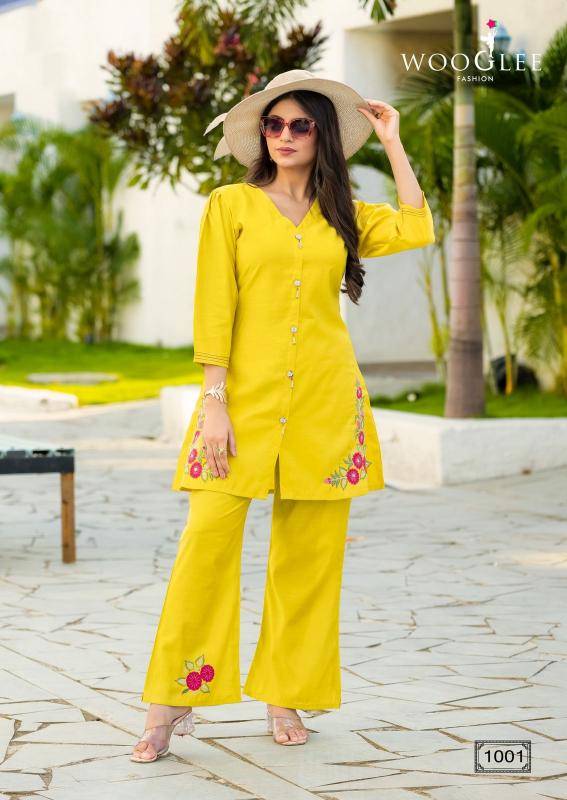 WOOGLEE Asthetica Co ord set Ladies kurti wholesaler in Hyderabad
