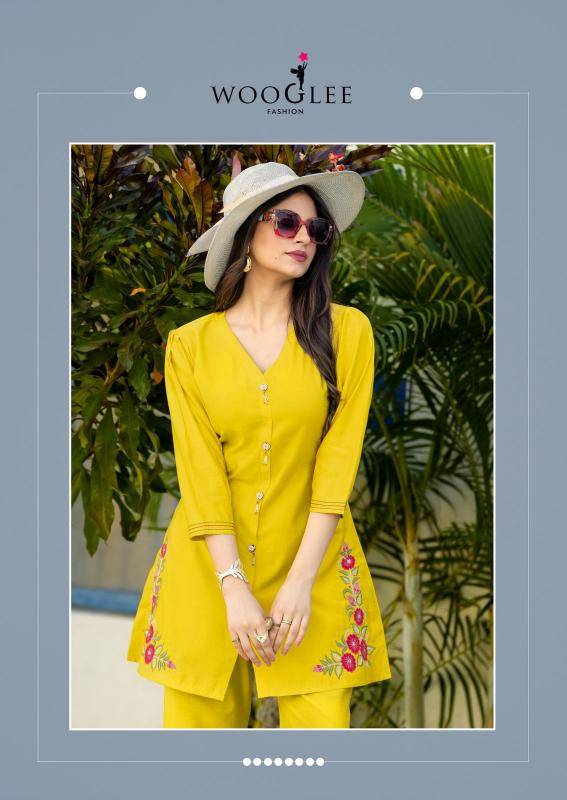 WOOGLEE Asthetica Co ord set Ladies kurti wholesaler in Hyderabad