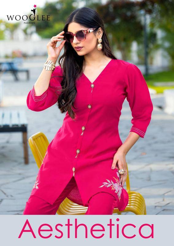 WOOGLEE Asthetica Co ord set Ladies kurti wholesaler in Hyderabad