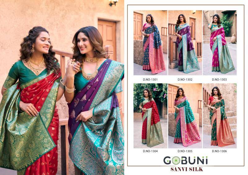 Gobuni sanvi silk Wholesale saree market in Kolkata