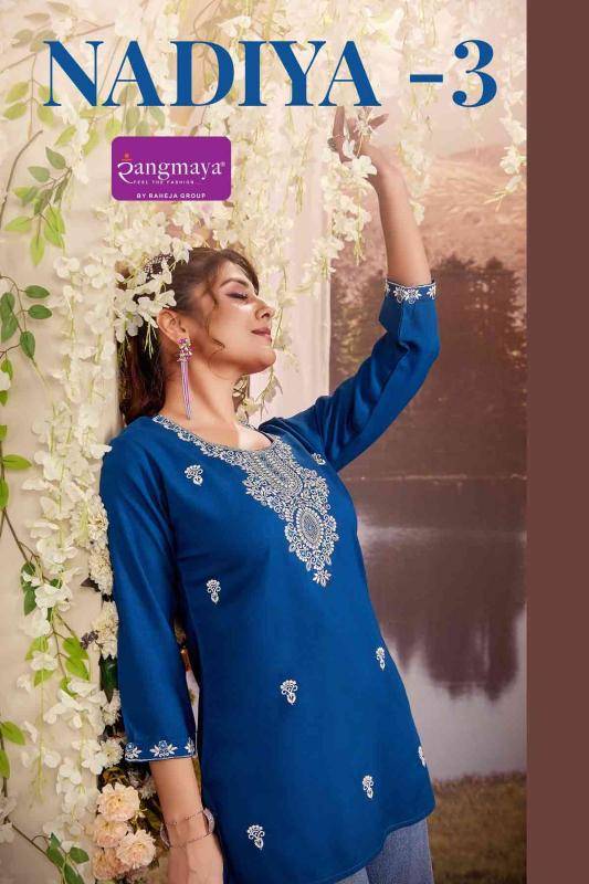 Rangmaya nadiya vol 3 Kurti wholesale market in Mumbai